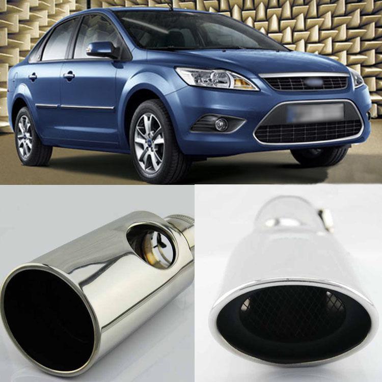 Inlet t304 stainless steel exhaust muffler tip for 5 doors ford focus 2005-2011