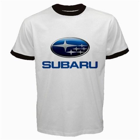 Subaru motor car automobile white t-shirt (s-xxl size)