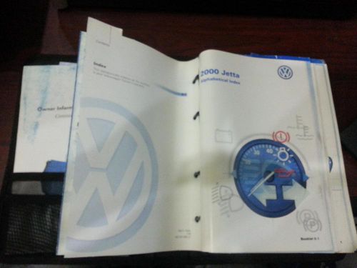 Volkswagen jetta owners manual  2000