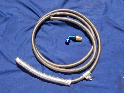 Nascar 10' icore stainless steel braided racing hose an-10