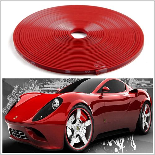 1 pcs red car automotive wheel rim edge protection ring sticker avoid tire wear