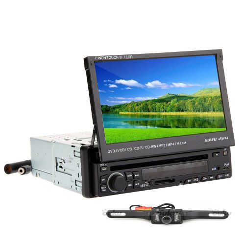 Touch screen 7'' hd 1din car stereo fm radio receiver bluetooth dvd mp3 player