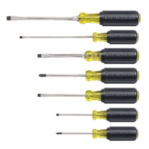 Klein tools 7-piece cushion-grip screwdriver set