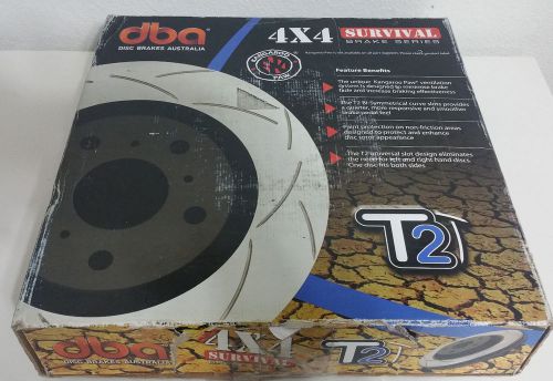 Dba rotors dba2816s 4x4 survival brake series rotor slotted (front)