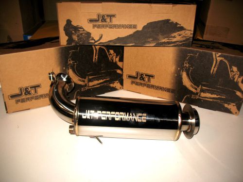 Stainless steel snowmobile race silencer for 2011-2016 ski-doo 800 etec 800r