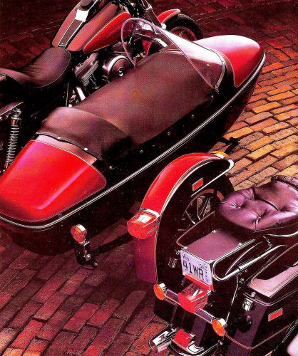 1989 harley-davidson sidecar brochure -flhtc-fxr-flhs for 1983 to 1989 harleys