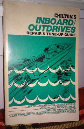 1973 chiltons manual. outboard motors &amp; inboard outdrives. mercury omc volvo