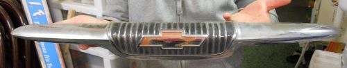 1950"s  chevrolet  old  hood mounted emblem  long &amp; pointed w/bowtie emblem