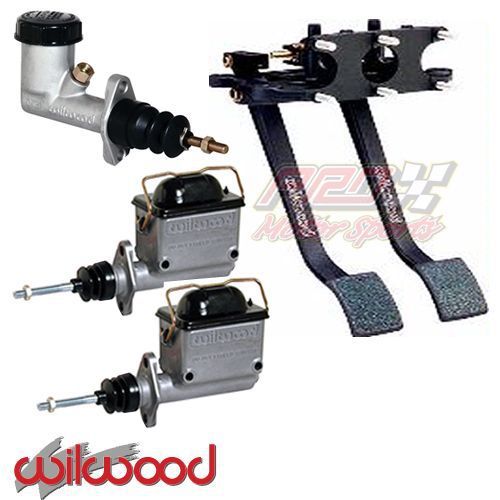 Wilwood reverse  mount brake &amp; clutch pedal w/ master cylinders 35-13835