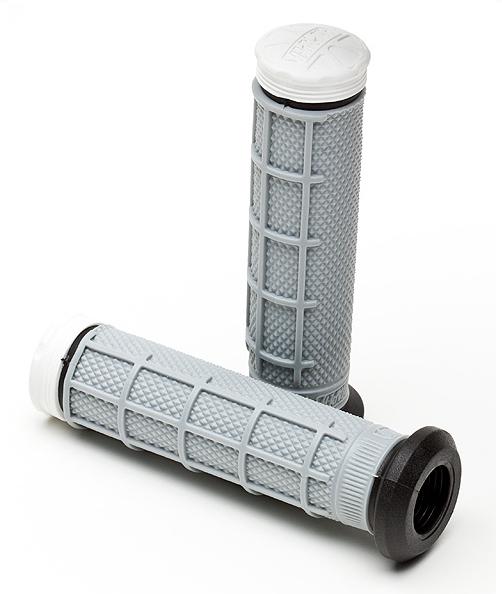 Pro taper tri density atv 1/2 waffle grips white 0024871