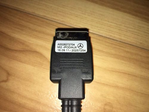 Oem mercedes benz ipod iphone aux interface cable adapter usb a0028272704