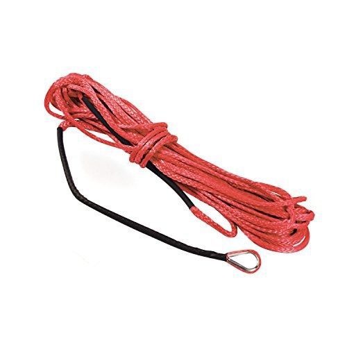 Extreme max 5600.3206 "the devil's hair" atv / utv winch rope, red