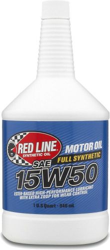 Red line 15w50 motor oil 1 qt