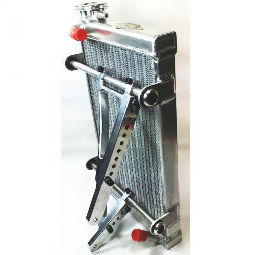 Eshifter kart racing radiator complete kit, 16 x 10&#034; w/ mount  crg tony kart ckr
