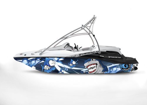 Ng graphic kit decal boat sportster sea doo speedster sport wrap scared fish
