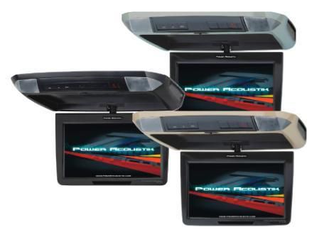 Power acoustik pt-110cm mobile video 11.2&#034; universal overhead flipdown monitor
