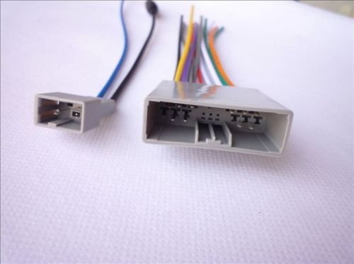 Car stereo cd player wire harness aftermarket radio for honda crv accord civic