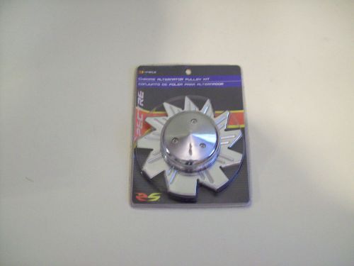Gm chevy chrome alternator fan pulley kit
