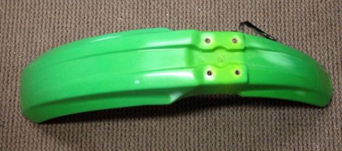 1994-2004 kawasaki kdx klx  fender-front 35004-1319-6w green-used