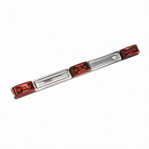 New wesbar 401567 waterproof led id light bar - red