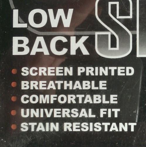 SEAT COVER PILOT LETHAL THREAT SC-356B BLUE FLAMING SKULL, US $19.99, image 3