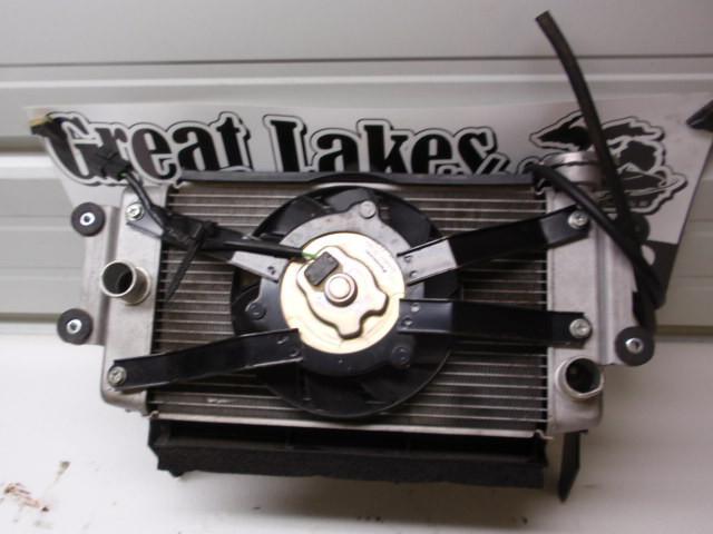 2008 yamaha fx nytro snowmobile engine radiator, shroud, fan