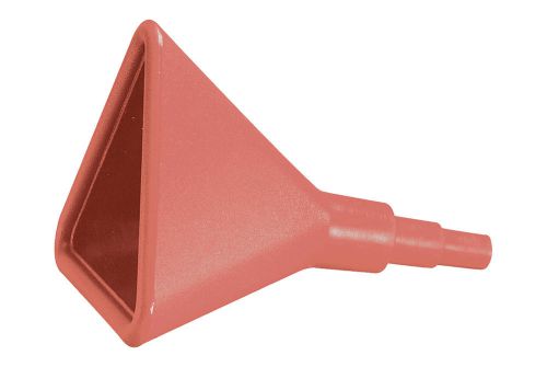 Jaz 14"funnel red tri shaped fuel gas imca drag hotrod pit equipment jaz