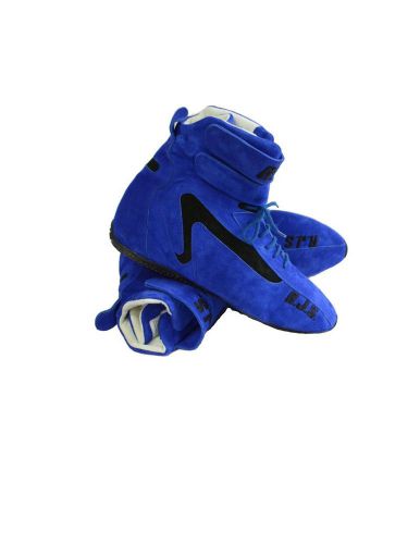 Rjs racing driving boots blue sizes 8-16,racing high top shoes
