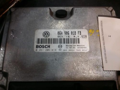 Volkswagen jetta engine brain box electronic control module; 2.0l, engine id a