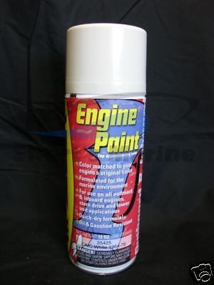 Omc white 025425 74-76 moeller touch up paint