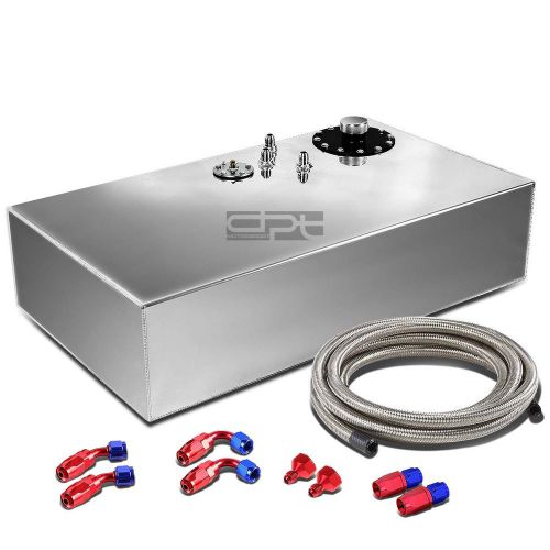 Find 17 GALLON TOPFEED ALUMINUM RACE RESERVED TANK+CAP+LEVEL SENDER+STEEL LINE KIT in Rowland