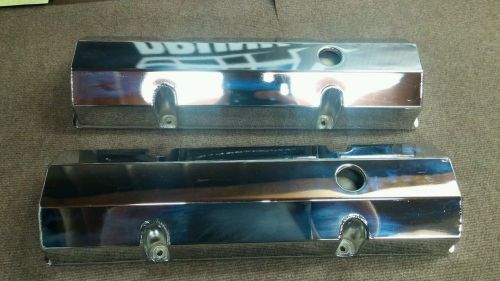 Sb chevy sbc tall aluminum fabricated valve covers 283-350 59-86