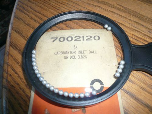 Nos gm carb inlet ball 7002120 (25) gr 3.825 olds chevy buick cad pontiac