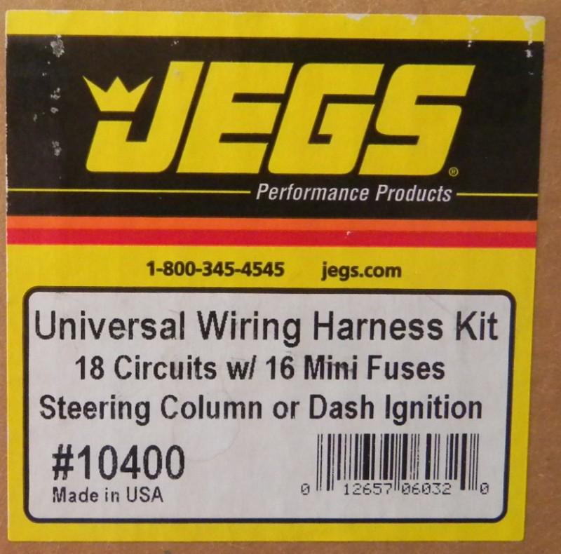 Jegs Performance Universal wiring harness kit W/ 18 Cuircuits, US $50.00, image 2