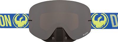 Dragon nfx break smoke frameless mens motocross off road racing goggles