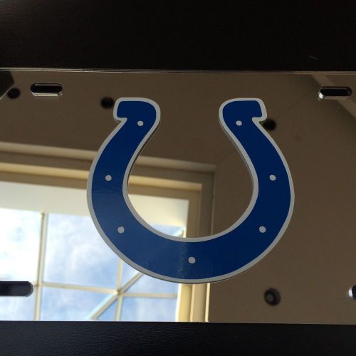 Nfl - acrylic indianapolis colts license plate