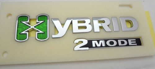 New! cadillc escalade "hybrid x" emblem!