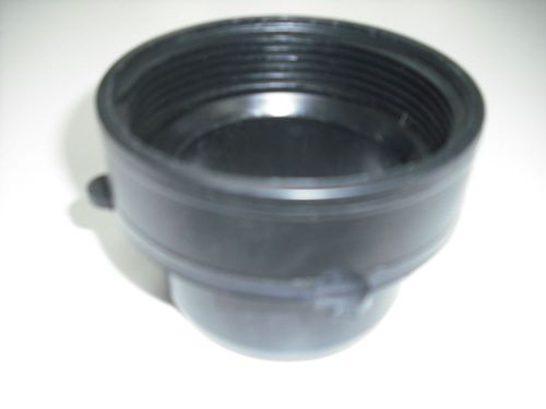 Rv - sewer outlet fittings - 3" hose x 3" fpt adapter - new