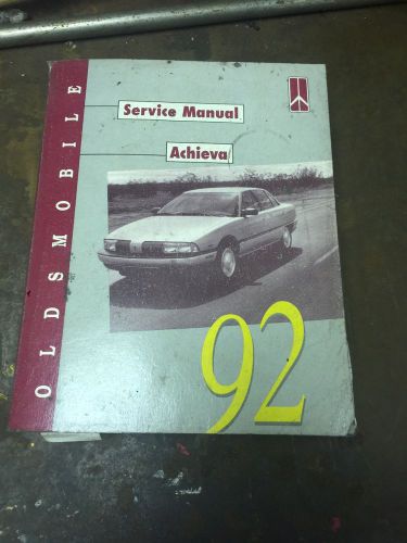 1992 oldsmobile achieva service manual