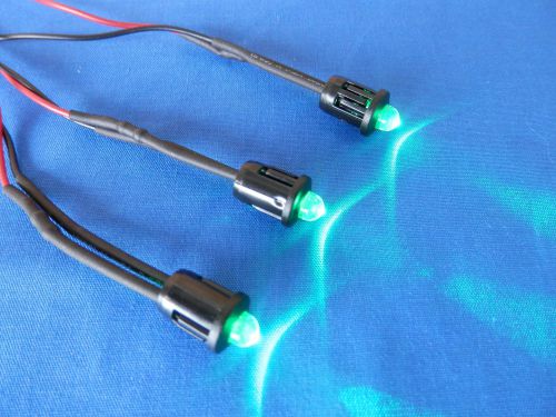 3pk green led indicator light hho dry cell hydrogen generator kit sensor switch
