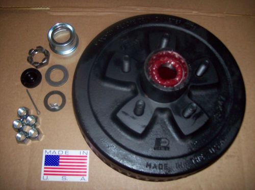 10" x 2-1/4" 3500 lb axles dexter trailer brake drum hub kit 5 on 4.5 3.5k