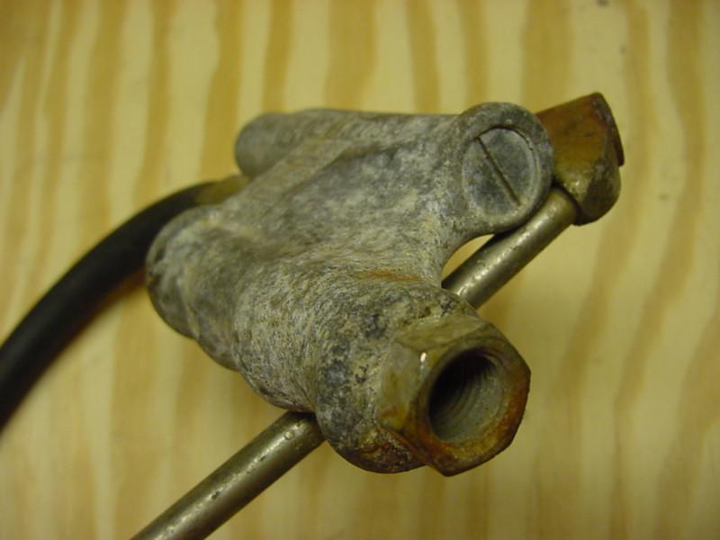 VINTAGE SCHRADER USA Chuck Tire Air Wheel Inflator w/ Rubber Hose, US $29.99, image 3