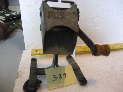 Antique tire tube patch compressor/wringer. inv589