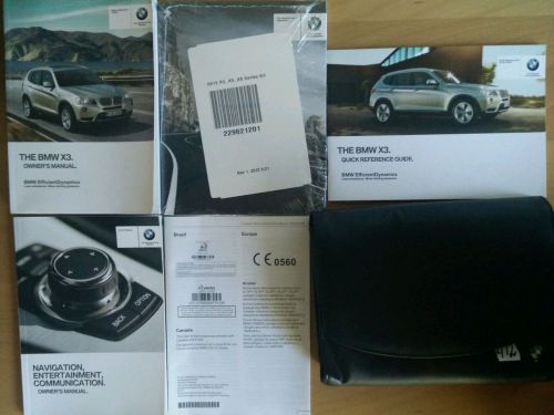 2013 bmw x3 owners manual navigatiuon with case #412