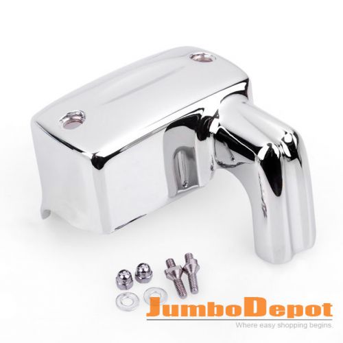 1x chrome front brake master cylinder cover for honda shadow vtx1300 vlx 600 dlx