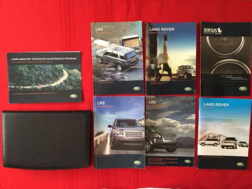 2008 land rover lr2 factory owners manual and case
