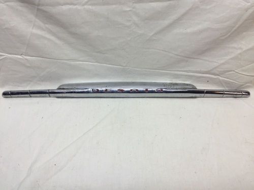 1946 47 48 chrome desoto dashboard nameplate ornament #1149255 emblem
