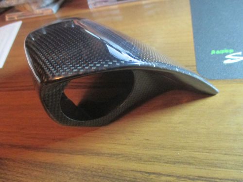 Zero/sports carbon fiber single gauge pod lhd subaru wrx sti 2008+
