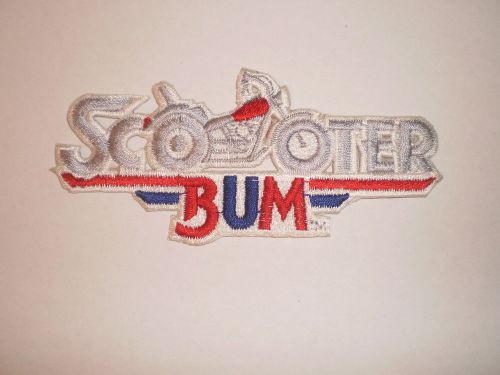 New iron on scooter bum jacket vest motorcycle patch leathers bike harley vespa