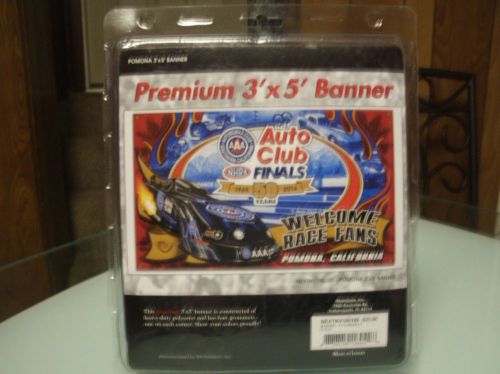 New pomona premium 3' x 5' 2014 nhra  auto club finals banner